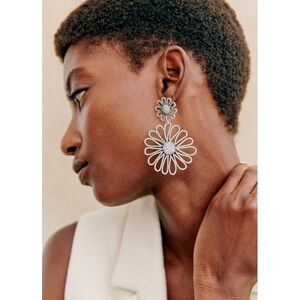 🌿|NWT| Sezane Millie Earrings in Silver